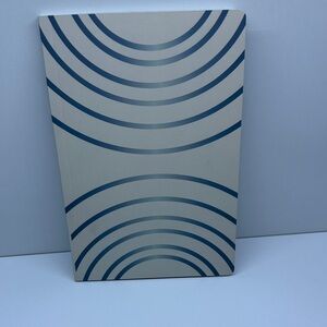 Blue and White Patterned Sketch Notebook